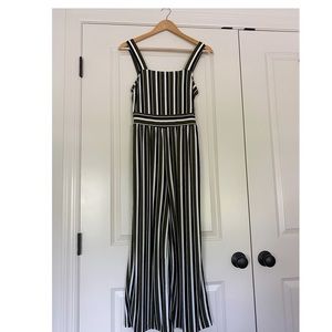 Express green/black/white jumpsuit